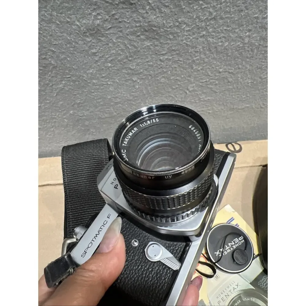 Vintage Honeywell Pentax Spotmatic F 35mm SLR Film Bundle READ